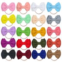 20Pcs Baby Girl Headbands and Bows Knot Nylon Headwrap Hair bands for Newborn Toddler Children