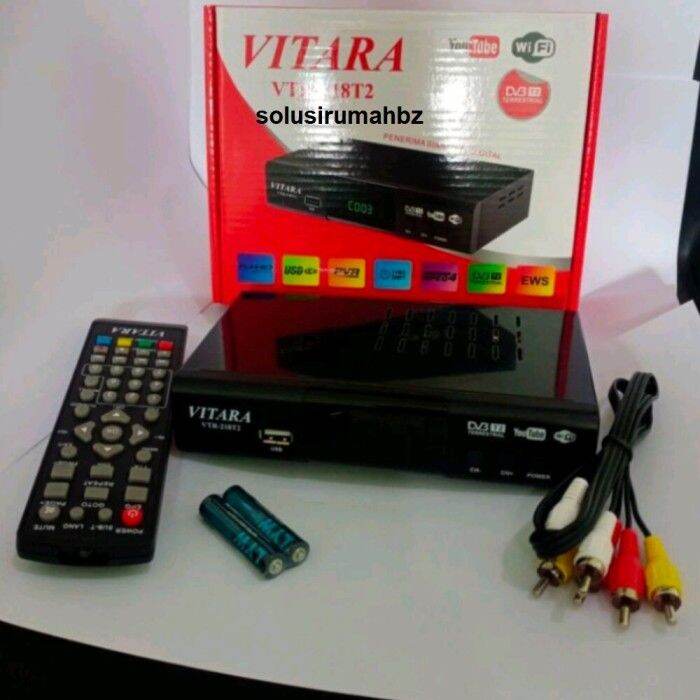 Set top box TV DIGITAL VITARA VTR218T2/STB DVB T2 support Wifi wifi