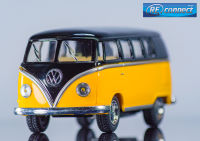 โมเดลรถเหล็ก รถโฟล์ก รถตู้ รถคลาสสิค โฟล์คสวาเกน รถจำลอง รถแวน ของเล่น ของสะสม KINSMART 1:32 Van Car Model 1962 Volkswagen Classical Bus (13 cm.) Car Diecast Toy Collection