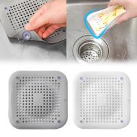 Sink Drain Strainer Bath Hair Stoppers Rubber Shower Bathtub Floor Filter Silicone Kitchen Deodorant Plug Bathroom Accessories