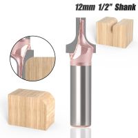 1 PC 12mm 1/2 ′Shank Plunging Round-Over Bit Router Bit ทังสเตนเหล็กคาร์ไบด์เครื่องมืองานไม้เครื่องตัดไม้