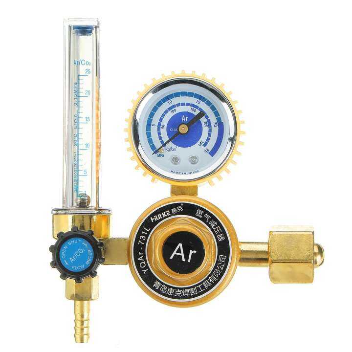 Argon Regulator 0-25 Mpa Argon CO2 Helium Nitrogen G5/8 Inlet MIG/MAG TIG Welding Flowmeter Pressure Flow Regulator