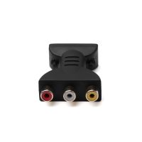 AV Digital Signal HDMI-compatible To 3 RCA Audio Adapter Component Converter Video Splitter To Vga Connector Car Accessories