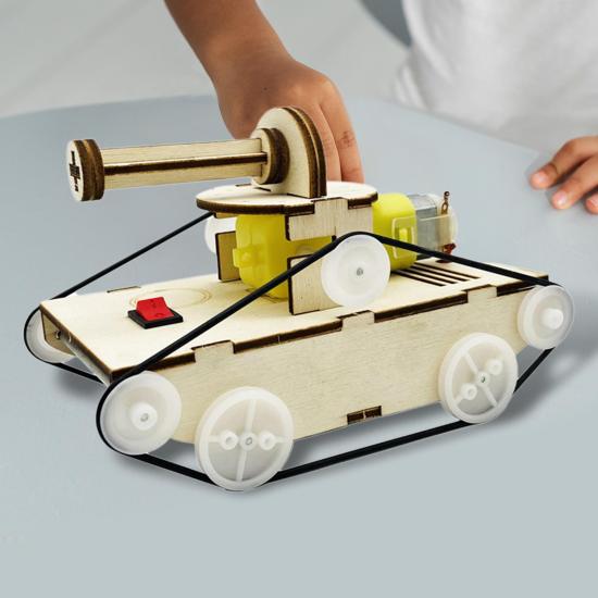 Bolehdeals mô hình lắp ráp thủ công xe tăng tự làm bộ mô hình xe hơi bằng - ảnh sản phẩm 2