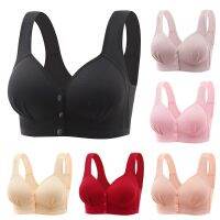 HOT14★Womens Comfortable New Front on Without Steel Rings Large Size Womens Bras Comfortable Support Large Sports Bras for Women