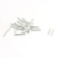 100 Pcs 12mm x 2mm Round Stainless Steel Straight Rod Bar for RC Toy Car