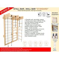 Alinda  STALL BAR , WALL BAR “STANDARD”  ปีนป่าย ยิม jungle gym