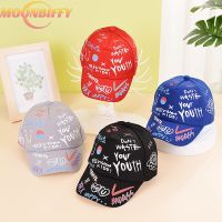 เด็ก 1-3 ปี Snapback หมวกบุคลิกภาพสตรีทแดนซ์ดวงอาทิตย์หมวกยอดสําหรับเด็กชายและเด็กหญิงแฟชั่นเด็กกราฟฟิตีหมวกเบสบอลหมวก