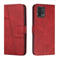 สำหรับ Motorola Moto เคสโทรศัพท์หนังหัวเข็มขัดเนื้อลูกวัวเย็บ G72 (คลังสินค้าพร้อม)