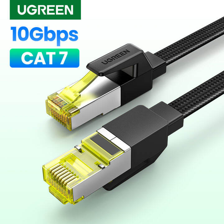 Ugreen Cat 7 Ethernet Cable10gbps 600MHz 30AWG Braided Cable Ethernet Cable RJ45 Network Cable