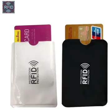 5-20 pcs Aluminium Anti Rfid Card Holder NFC Blocking Reader Lock Id Bank  Card Holder Case Protection Metal Credit Card Case