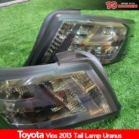 ไฟท้าย toyota vios 2013-2019 led smoke งานใต้หวัน