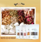 Nguyên liệu làm kẹo Nougat tách set tự chọn, kẹo hạnh phúc