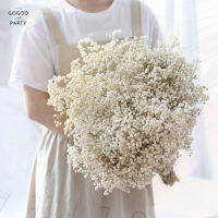 แห้ง Baby Breath ช่อดอกไม้ที่มีสีสันสีขาว Gypsophile ธรรมชาติแห้งดอกไม้ Gypsophila งานแต่งงานตกแต่ง Nordic Home Decor-GFGNH MALL