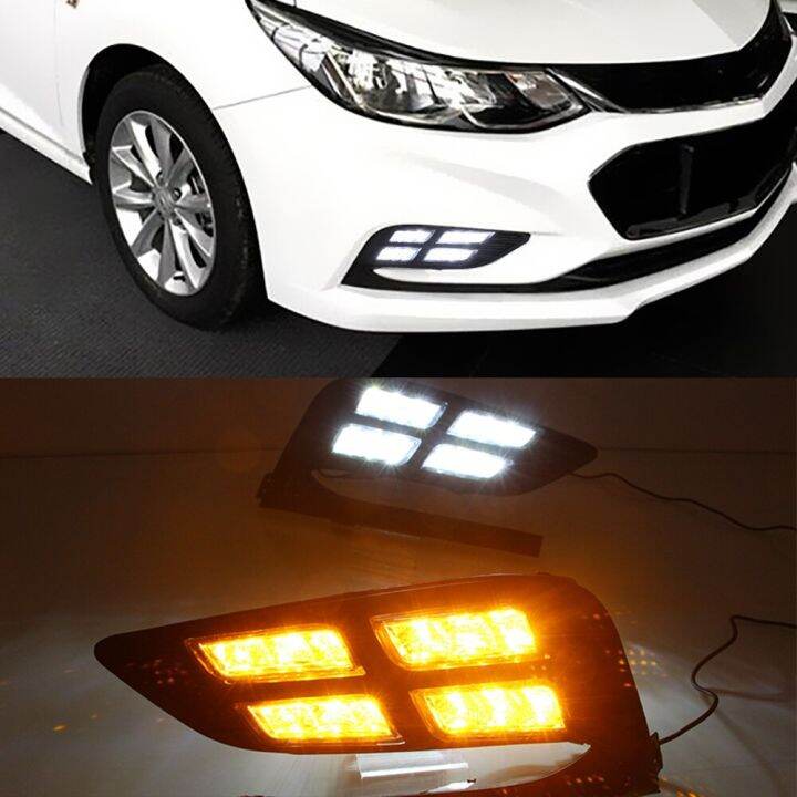 ไฟ Led สำหรับ Chevrolet Cruze 2016 2017 2018ไฟวิ่งกลางวัน1ชุดแสง