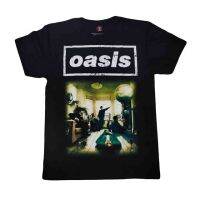 เสื้อยืดคอกลมเสื้อวง Oasis Rock T-shirt เสื้อวงร็อค Oasis เสื้อยืดวงร็อค S-5XL