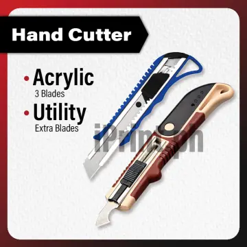 1 Pc Cutter With 10 Blades 16x3.5cm For Acrylic Plastic Sheet