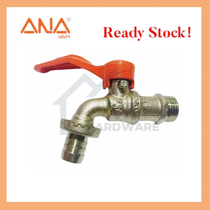 [READY STOCK] ANA Brass Ball Tap Water Tap Washing Machine Tap Kepala