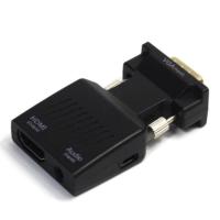 ??HOT!!ลดราคา?? หัวแปลงสัญญาณ VGA TO HDMI with audio full hd มีเสียงด้วย (Black) ##ที่ชาร์จ แท็บเล็ต ไร้สาย เสียง หูฟัง เคส Airpodss ลำโพง Wireless Bluetooth โทรศัพท์ USB ปลั๊ก เมาท์ HDMI สายคอมพิวเตอร์