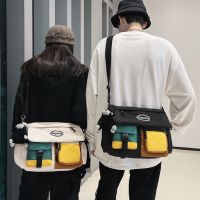 Ulzzang Korean Fashion Nylon Big Capacity Men Crossbody Bag Shoulder Bag Messenger Bag for Men 【JULE】