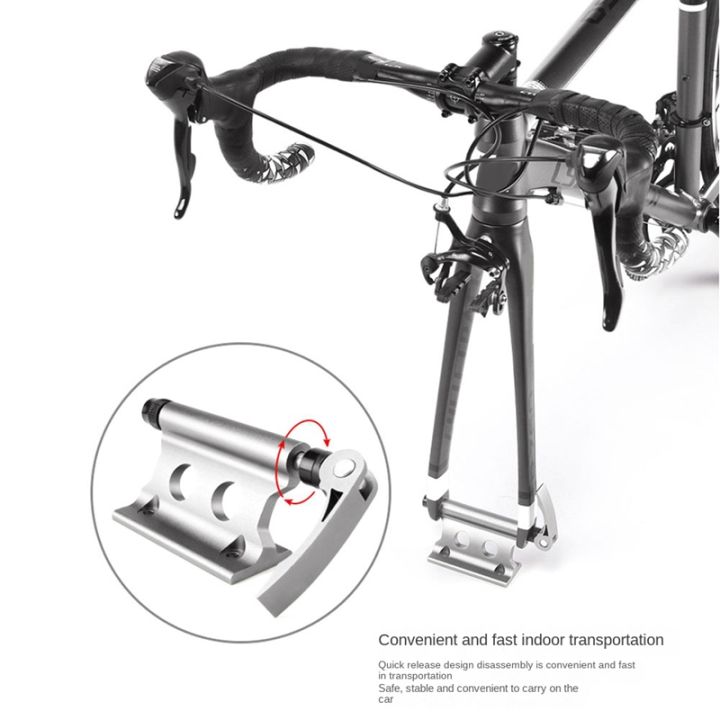 bicycle-front-fork-quick-release-retaining-clip-dismountable-attaching-clamp-portable-cycling-part-red