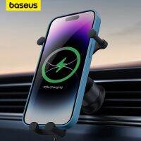 Baseus Car Phone Holder Wireless Charger Car Charger for Air Vent Mount Fast Charging For iPhone 12 13 14 Support Xiaomi Huawei Car Mounts