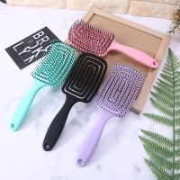 ；‘【；- Professional Vented Hair Brush Comb Anti-Static Scalp Massage Wet Dry Hairs Combs Hairdressing Styling Tools For Salon Home Use