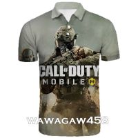 2023 NEW Style Full Sublimation Call Duty POLO T-shirts Tshirt Size S- polo Short Sleeve Tee 03，Can be customization