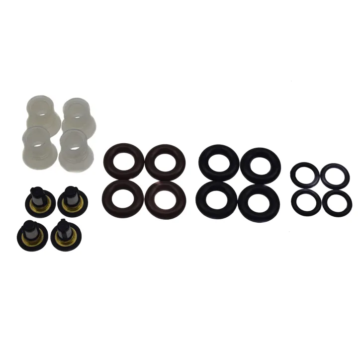 New FUEL INJECTOR REPAIR KIT ORINGS FILTERS SEALS CAPS FJ484,16450RAAA01,FJ488,16450PPAA01