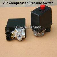 Free shipping High Quality 1 Pcs Heavy Duty Air Compressor Pressure Switch Control Valve 220VAC 90 PSI 120 PSI DropShipping