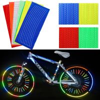 bklnlk﹍  Wheels Reflect Fluorescent MTB Reflective Sticker Cycling Warning Safety Rim Spoke