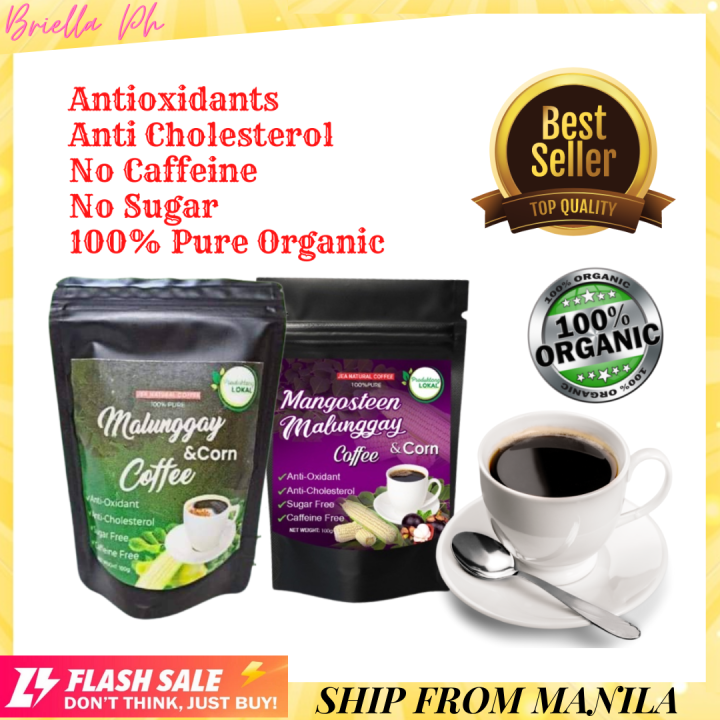 100 grams Mangosteen, Malunggay and Corn Coffee No Sugar, No Caffeine