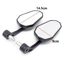 ❃☄ Universal 7/822MM Motorcycle Mirror End Bar Mirrors Motorbike Accessories For Kawasaki Z800 Z900 Z1000 Z1000SX ZX10R Z750 Z650