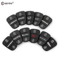 [MEES] Keyyou รถ Key Case แผ่นยางสำหรับ Hyundai Kia Picanto Rio Solaris Accent Tucson L10 L20 L30 Rio Ceed Morning Elantra Verna-กุญแจรถ-