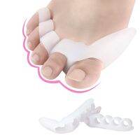 ☞☜ↂ 2pcs 1pair Silicone Gel Toe Separators Bunions Hallux Valgus Corrector Splitter Thumb Foot Care Tools Protector Orthopedic