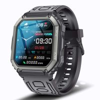 2023ใหม่ Smart Watch สำหรับผู้ชายบิ๊กแบตเตอรี่เพลงเล่นติดตามการออกกำลังกายบลูทูธแบบ Dial กีฬา S Mart W Atch ผู้ชายสำหรับ IOS A Ndroid