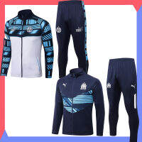 EPL Marseille แจ็คเก็ตแขนยาวชุดฝึกอบรม22-23ผู้ชายฟุตบอลการฝึกอบรมเสื้อวอร์มฟุตบอลเสื้อเสื้อยืดกีฬาย์สูทกางเกงและด้านบน