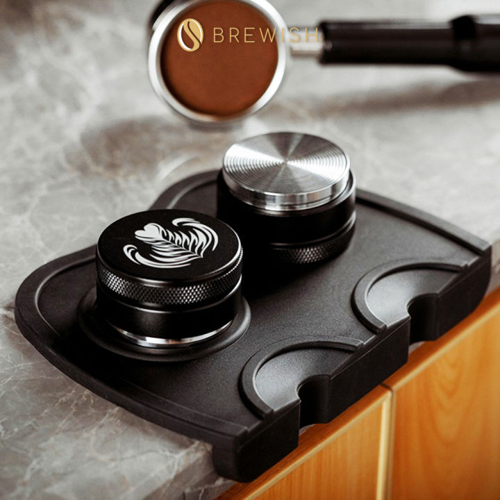 Coffee Tamper Mat Espresso Silicone Mat for Kitchen Families Coffee Machine