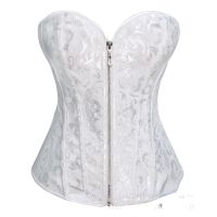 HOT!✽ﺴ lmx529 Zipper Bridal Dress Bottoming Waist Support Chest Shapewear Court Corset