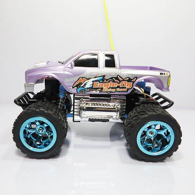 รถบังคับวิทยุ-super-giant-monster-truck-อัตราส่วน-1-24-วิ่งได้ทุกสภาพพื้นผิว-มีไฟหน้า-zonertoy-สีม่วง-ล้อฟ้า