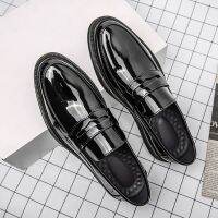 HOT★ฤดูใบไม้ผลิ Loafer ธุรกิจรองเท้าแฟชั่นผู้ชาย Casual รองเท้าชุดเดรส Classic Oxford รองเท้าสำหรับชาย Elegantes รองเท้าผู้ชาย