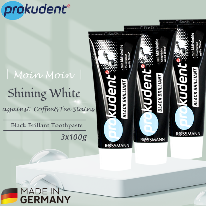 prokudent Black Brillant Toothpaste (Bundle 3)Activated Charcoal