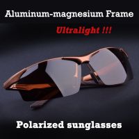 Hot Aluminum Magnesium Alloy Mens Polarized Sunglasses Driving Mirror Glasses Male Goggles Eyewear Fashion Driving Sunglasses