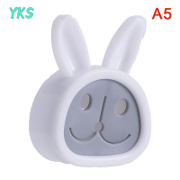 ?【Lowest price】YKS ที่แขวนผ้าขนหนูรูปกระต่ายที่แขวนผ้าเช็ดตัวที่แขวนมีกาวสำหรับจัดเก็บผ้าเช็ดตัวคลิปสำหรับล้างอุปกรณ์ในห้องครัวห้องน้ำ