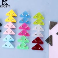 1pcs Color Corner Clips Set Triangle Transparent Page Holder Index Clamp Clip For About 40 Sheets Stationery Office School