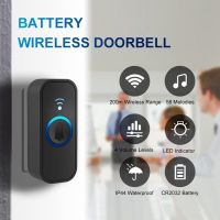 Doorbell Receiver Transmitter 58 Music 200m Distance Wireless Doorbell Waterproof Door Bell Security Protection for Smart Home