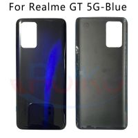 ฝาครอบกระจกฝาหลังแบตเตอรี่ใหม่สำหรับ Oppo Realme GT 5G ฝาครอบตัวเครื่องฝาหลังการเปลี่ยนสำหรับ Relame GT RMX2202