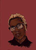 โปสเตอร์ Young Thug ยัง ทัก Rapper แร็พเปอร์ Hip Hop ฮิปฮอป Music Poster รูปภาพ ของสะสม ของแต่งบ้าน ของแต่งห้อง โปสเตอร์แต่งห้อง โปสเตอร์ติดผนัง 77poste