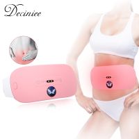 ZZOOI Menstrual Heating Pad Electric Warm Lady Uterus Reduce Menstrual Stomachache Back Belly Pain Relief Waist Belt Hot Compress Massage Chairs &amp; Massager