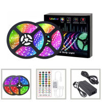 แถบไฟ LED การแข่งม้ากันน้ำ5050แอพพ์บลูทูธพร้อมชุดสี RGB ชุดเพลงมายากล